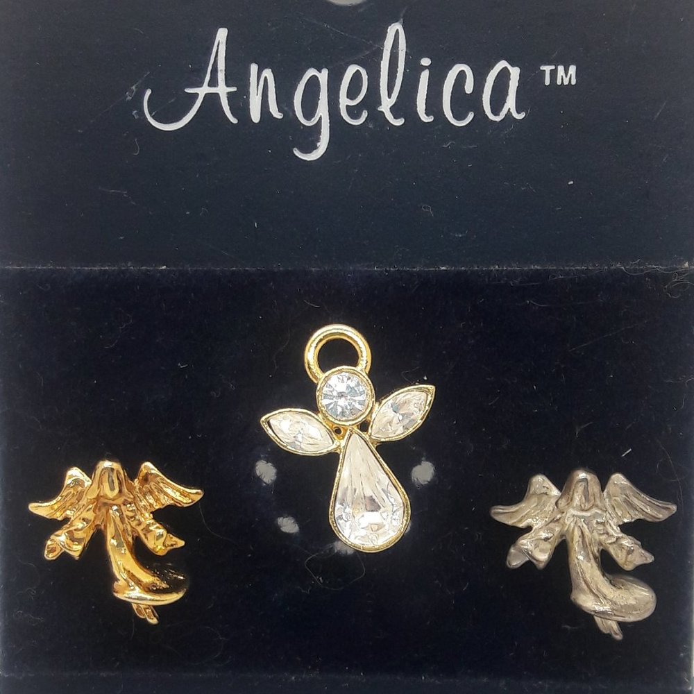 Angelica Set of 3 Guardian Angel Pins